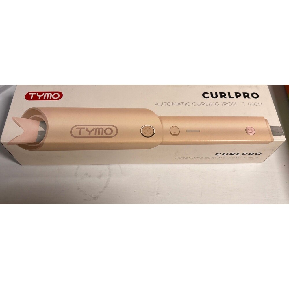 TYMO Curlpro Automatic Curling Iron 1 Inch Hair Styler Pink New Sealed